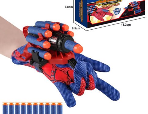 Spider Web Shooter Gun w/ Soft Bullets