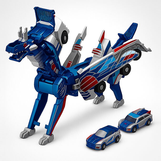 Magnetic Transforming Car Toy