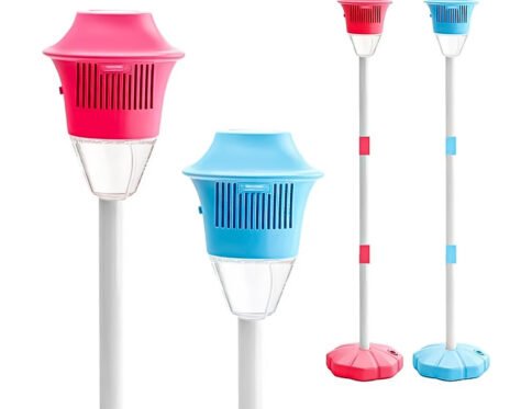 Wireless Bubble Torch Garden Lamp with Music