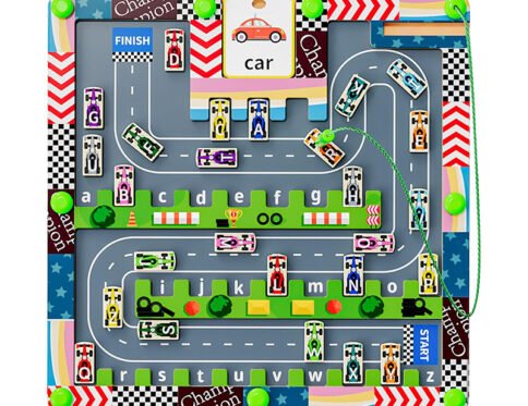 Magnetic Alphabet Maze