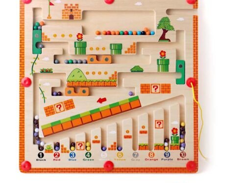 Magnetic Color and Number Maze
