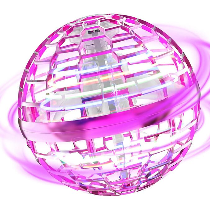 Flying LED Spinner Ball – Mini Drone Toy