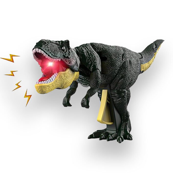 Retractable T-Rex with Roar & Light