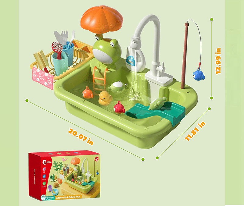 Kids Play Sink with Electric Faucet